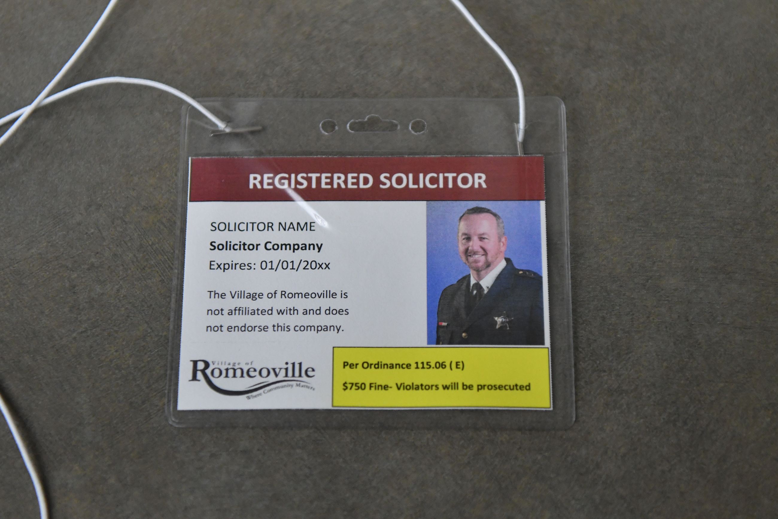 Sample Solicitor Pass