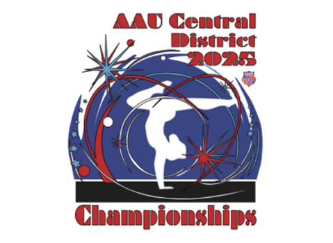 Gymnastics tournament logo