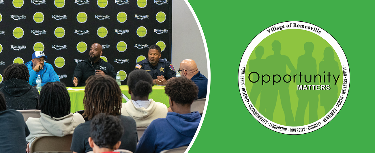 Opportunity Matters photo and logo