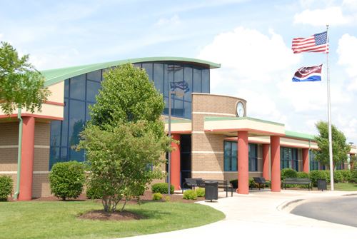 Exterior of the Recreation Department Building