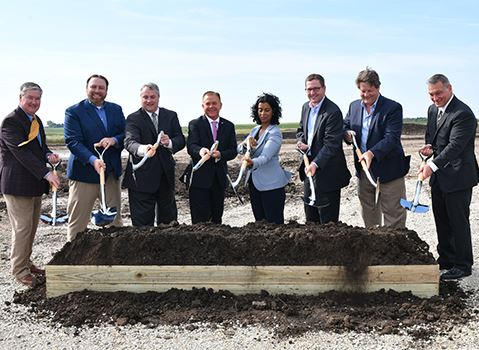 C and B groundbreaking 