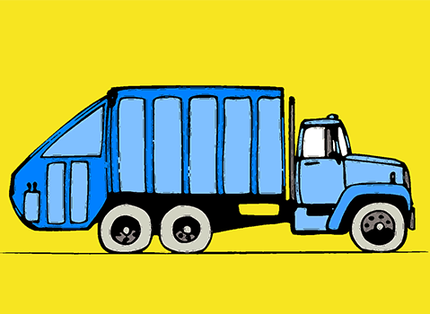 Garbage Truck illustration