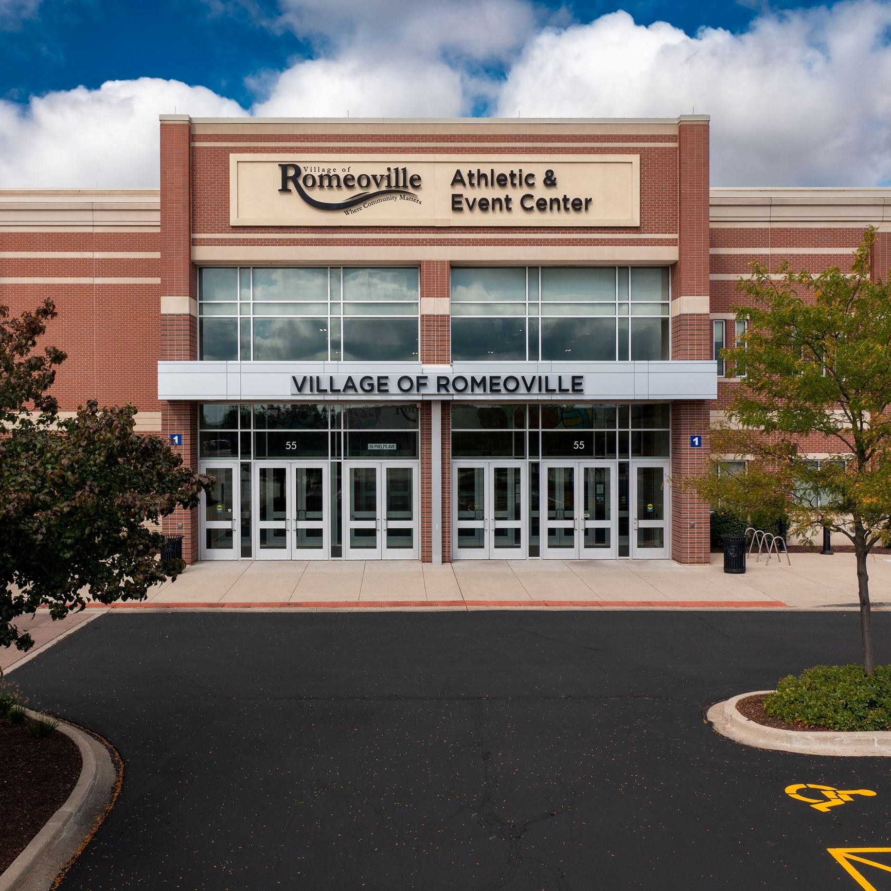 Athletic Event Center Exterior
